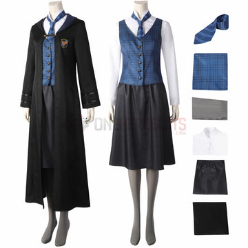 Hogwarts Legacy Ravenclaw Cosplay Costumes Male Uniform