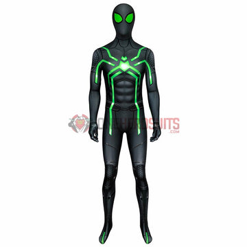 Spider man Spandex Suit Far From Home Black and Red Cosplay