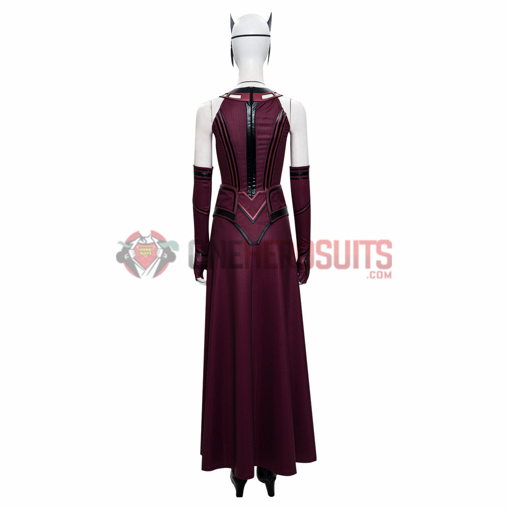 Wanda Costume WandaVision 2021 Scarlet Witch New Cosplay Suit