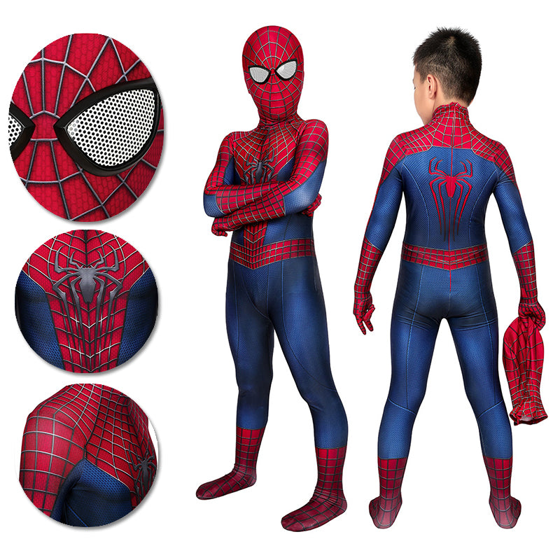 Spider Man Cosplay Costume Spider Man 2 Tobey Maguire Suit Version