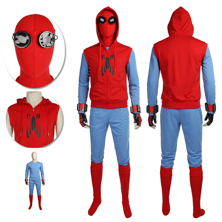 Spider-man Homemade Suits Classic Homecoming Spider-man Cosplay Costum ...