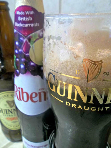 Guinness and Black Current