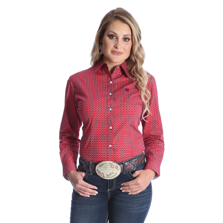 Wrangler Womens George Strait Long Sleeve Shirt - Clermont Agencies