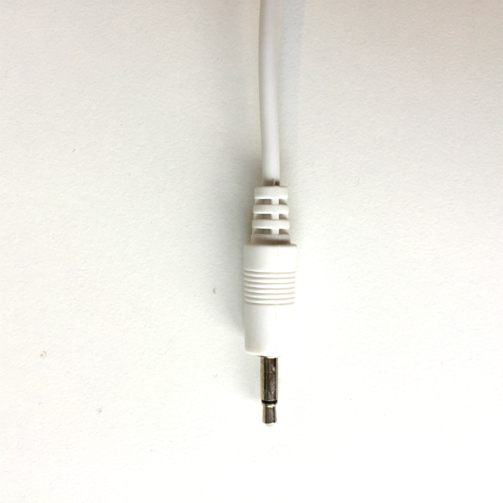 Ad Infinitum 6-inch white Eurorack patch cable