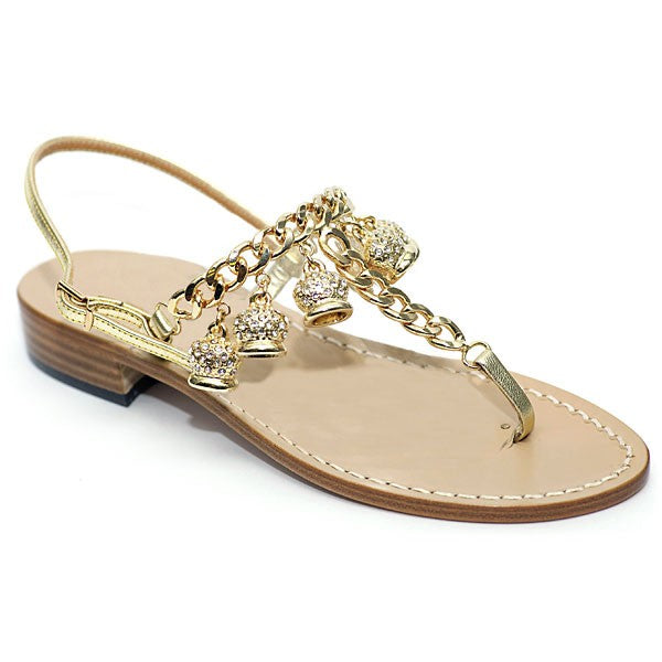 Sandal Trilli Gold - Capri Sandals - Handmade in Italy – Canfora.com