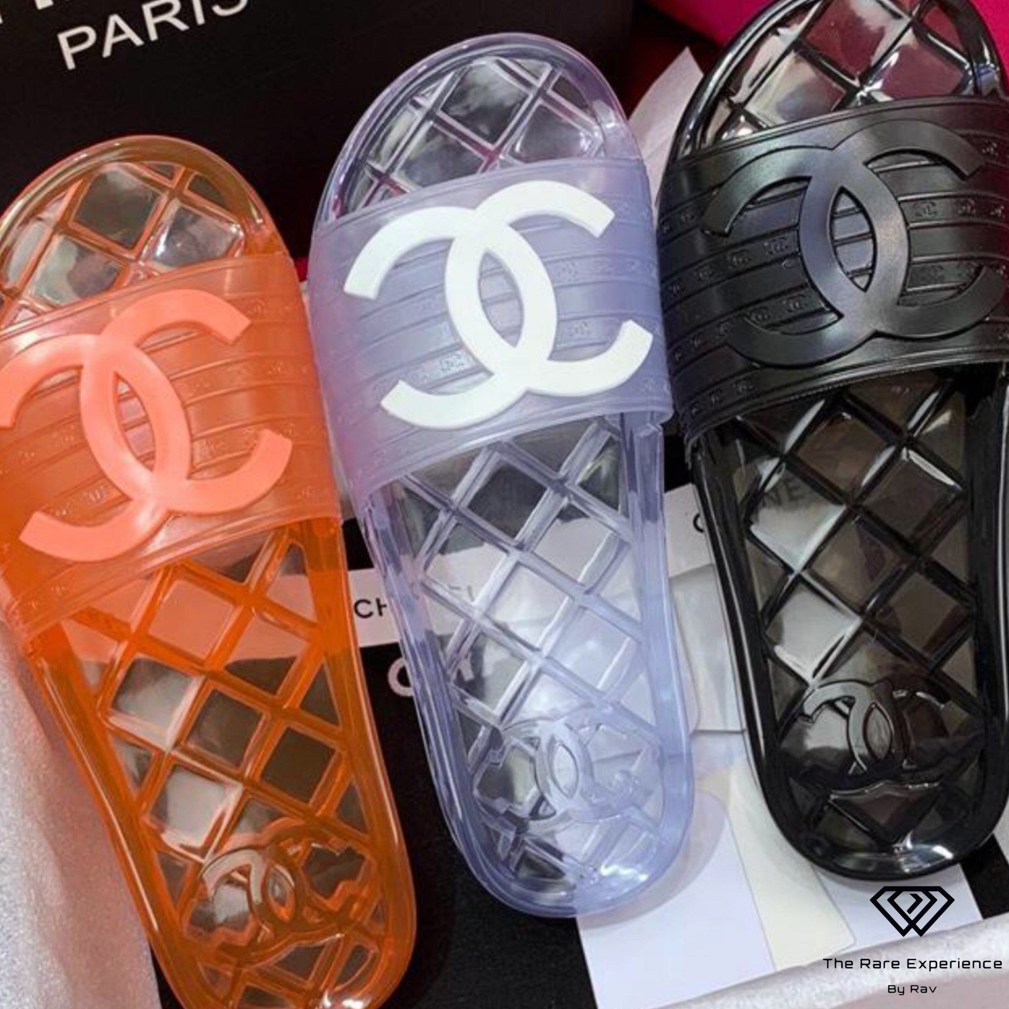 chanel jelly slides price