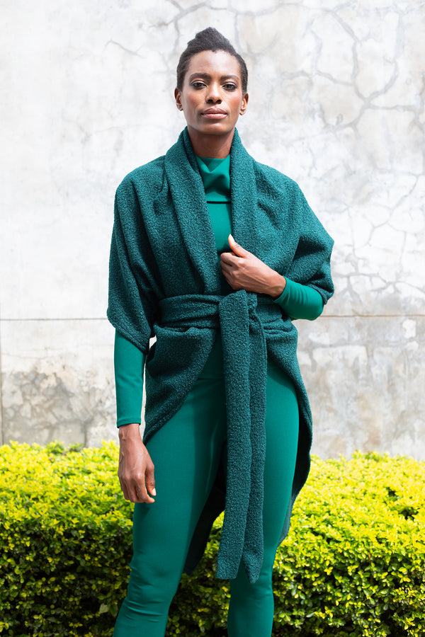 The BOSS cocoon cardigan - Emerald