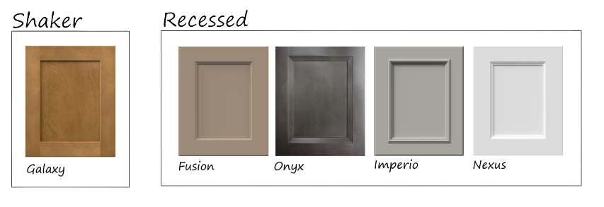 Shaker verse Recessed cabinet doors and the differences DirectCabinets.com