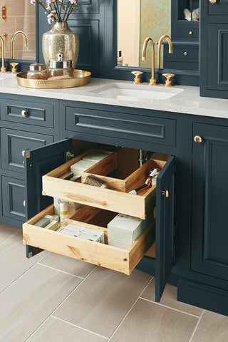 vanity sink base storage drawers
