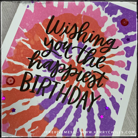 1cre8ivemess - wishing you the happiest birthday - detail
