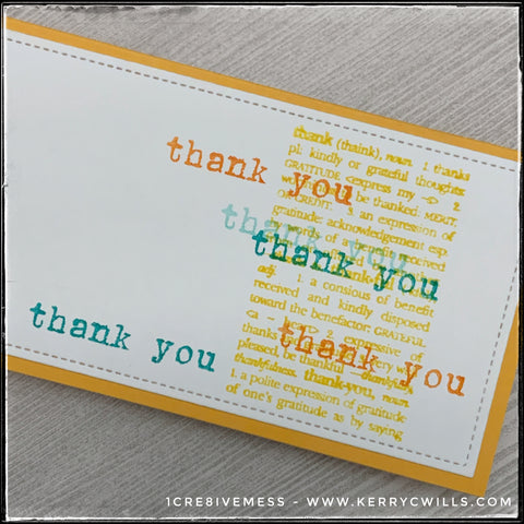 1cre8ivemess - thank you - detail