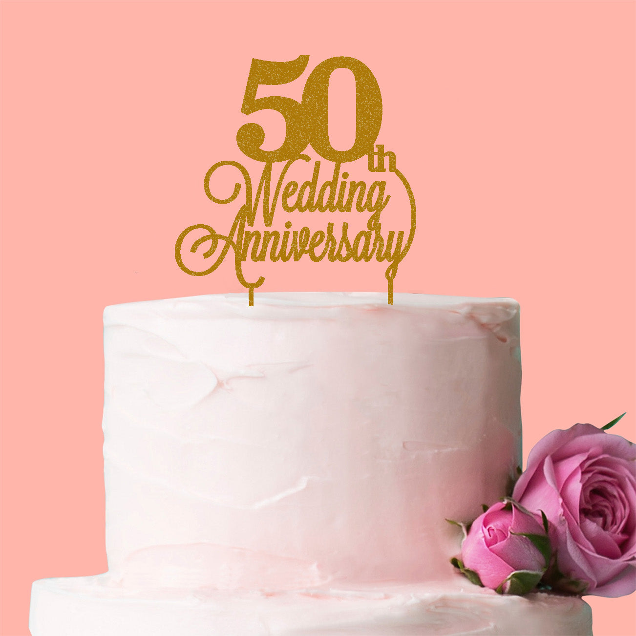 Hello 50 - 50th Birthday Cake Topper Svg Graphic by OyoyStudioDigitals ·  Creative Fabrica