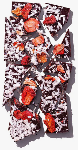 strawberry coconut chocolate bar - Compartés