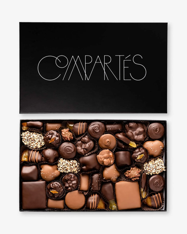 a box of assorted Compartés gourmet chocolates – Compartés