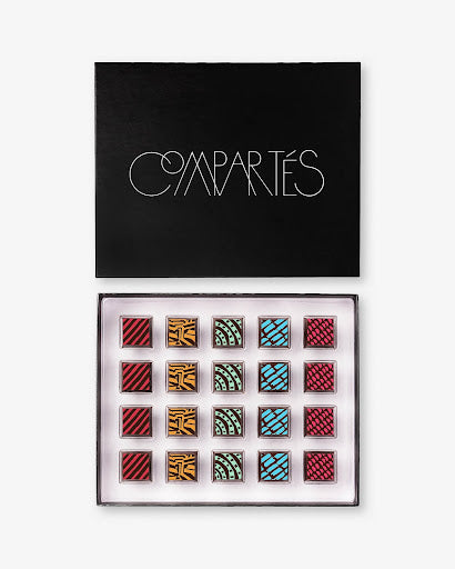 20 piece vegan chocolate truffles - Compartés