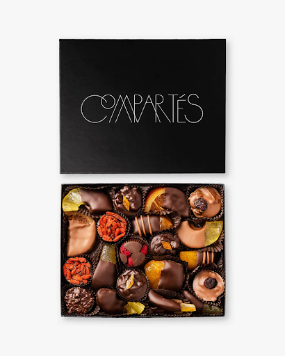 chocolate covered fruit assortment - Compartés