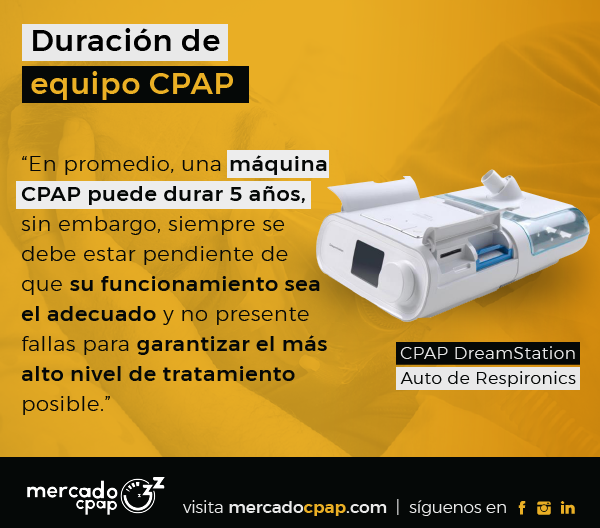 ¿Cuanto dura un CPAP?