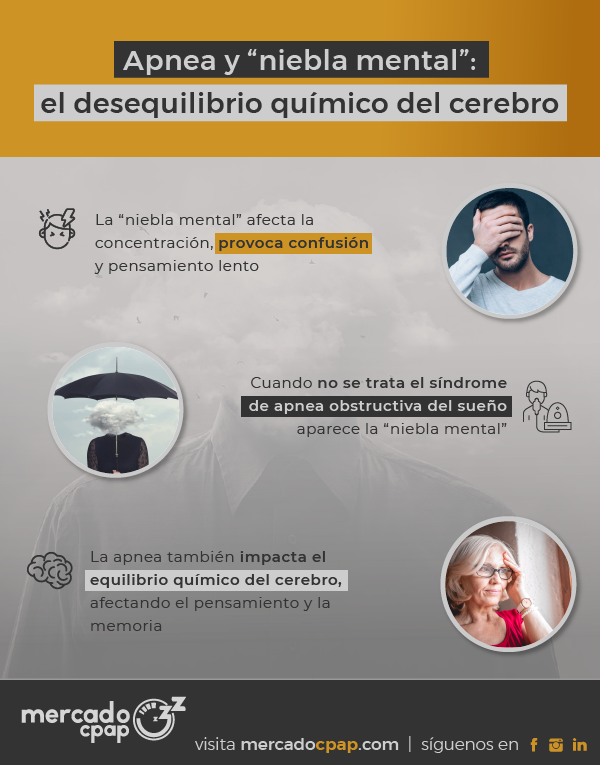 Apnea y “niebla mental”: el desequilibrio químico del cerebro