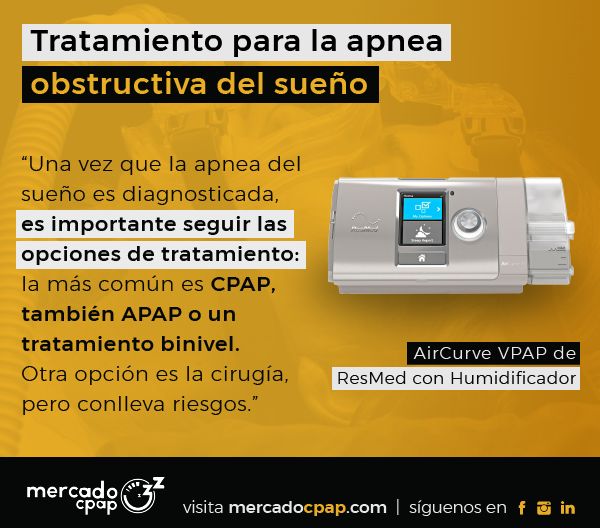 Tratamiento para la apnea del sueño - AirCurve VPAP de ResMed