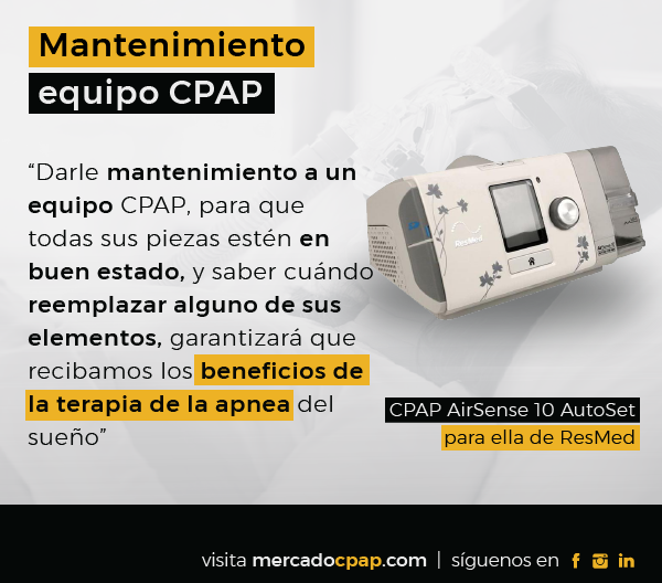 Mantenimiento a equipo CPAP en México