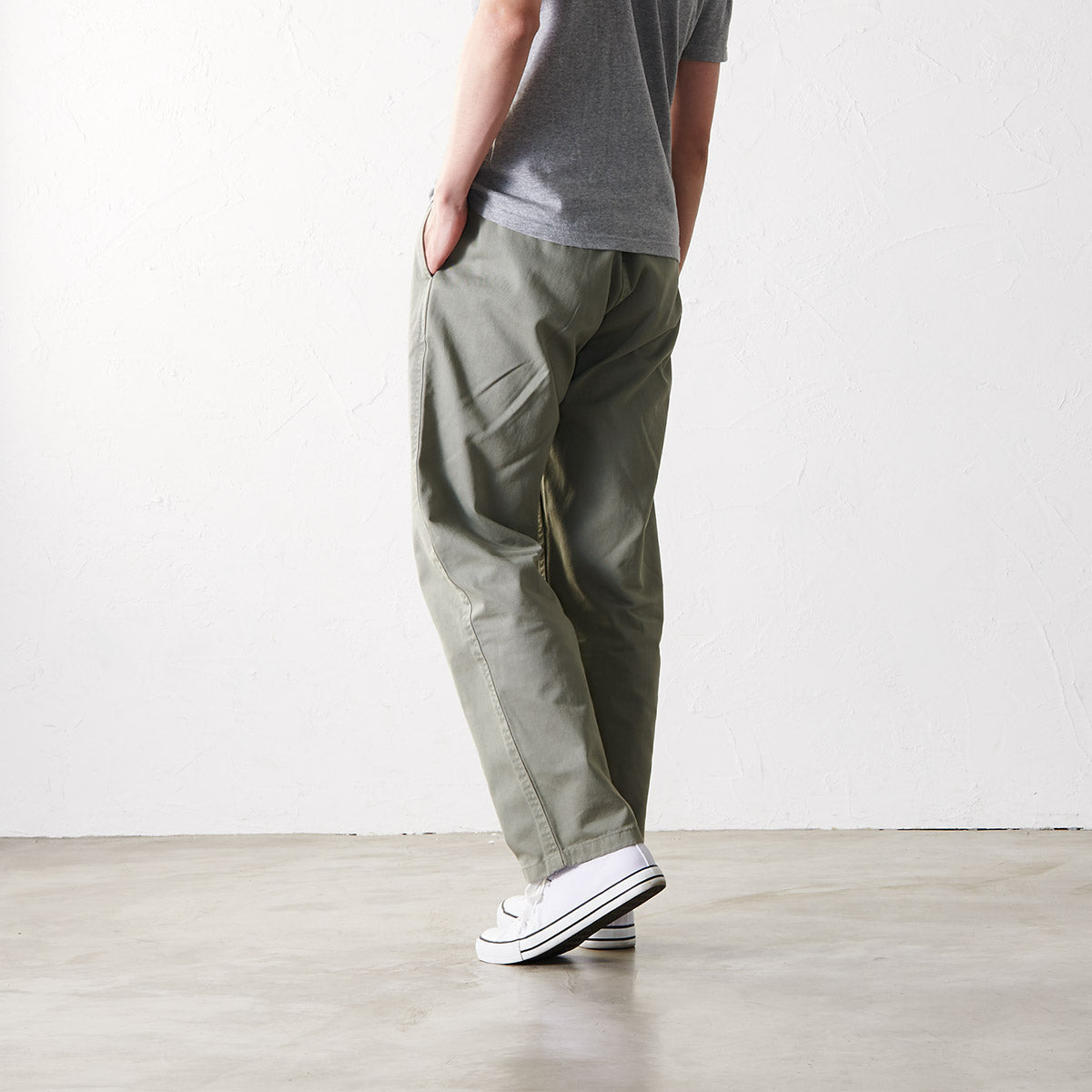 gray linen pants