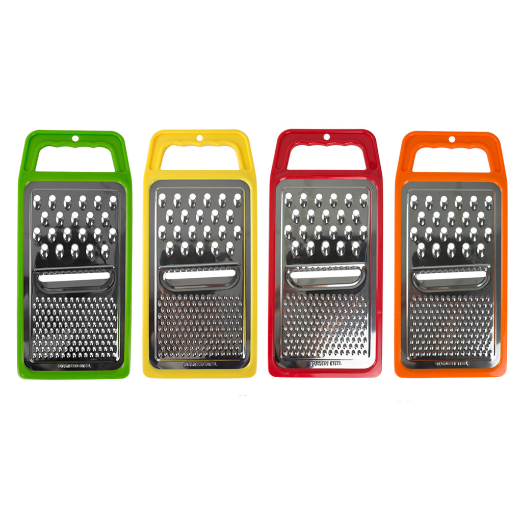 Michael Graves Design Comfortable Grip Non-Skid Pyramid Shaped 4 Sided Box  Cheese Grater with Handle & Reviews