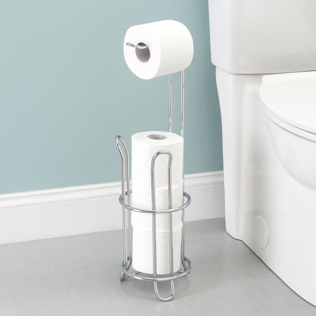 Scroll Collection Freestanding Dispensing Toilet Paper Holder, Bronze |  BATH ORGANIZATION | SHOP HOME BASICS