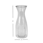 Load image into Gallery viewer, Home Basics Country Time 33.8oz Glass  Beverage Carafe Decanter, Clear $2.00 EACH, CASE PACK OF 12
