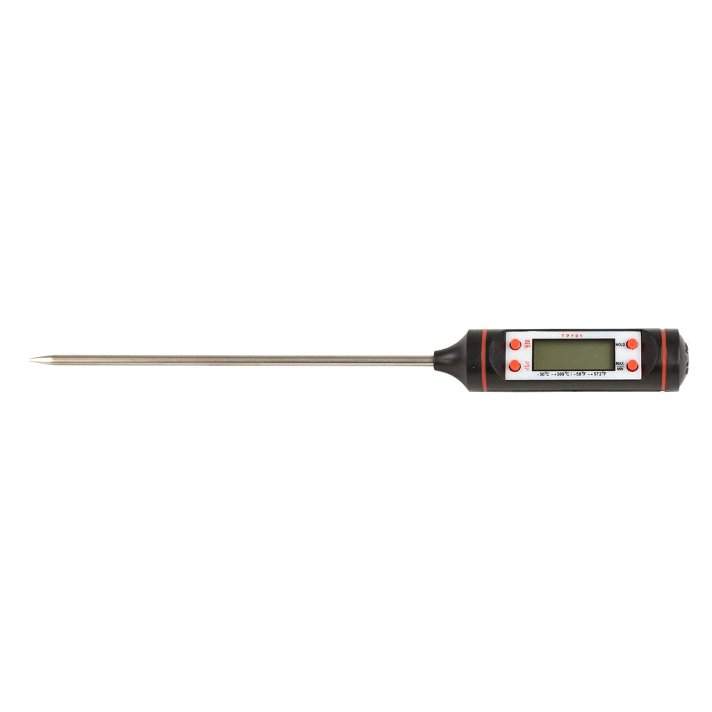 Home Basics Instant Read Large Stainless Steel Mechanical Meat Thermometer  - Silver, Reads Internal Temperature of Meat, Poultry, and Fish