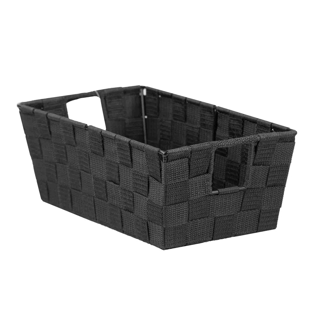 Home Basics Crossweave 7.75 x 5.25 x 2.5 Multi-Purpose Stackable Plastic  Storage Basket, (Pack of 4), STORAGE ORGANIZATION