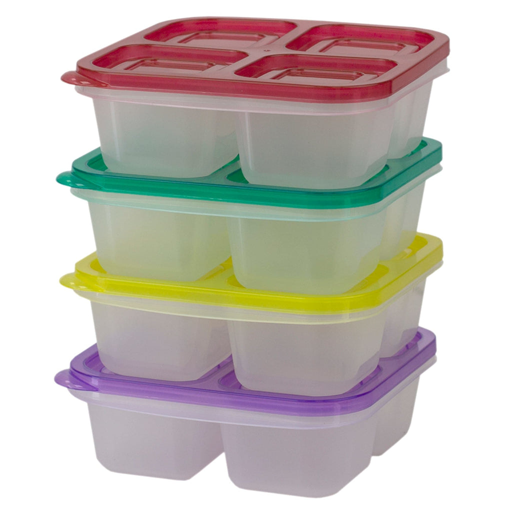 HOCHSTE Food Storage Container Set with Lid Plastic Lunch Box Stackable 6-7  Pcs