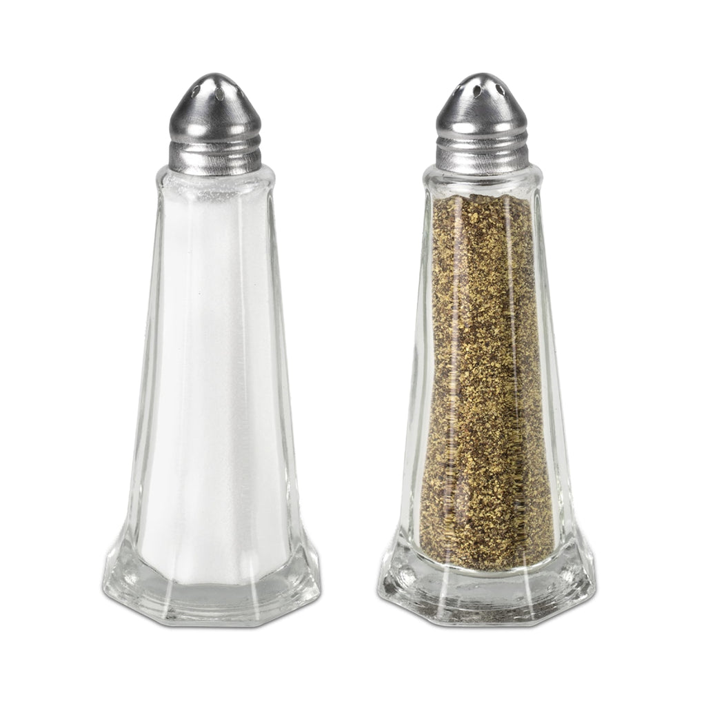 Home Basics Stainless Steel Salt and Pepper Shaker SP44338 - The