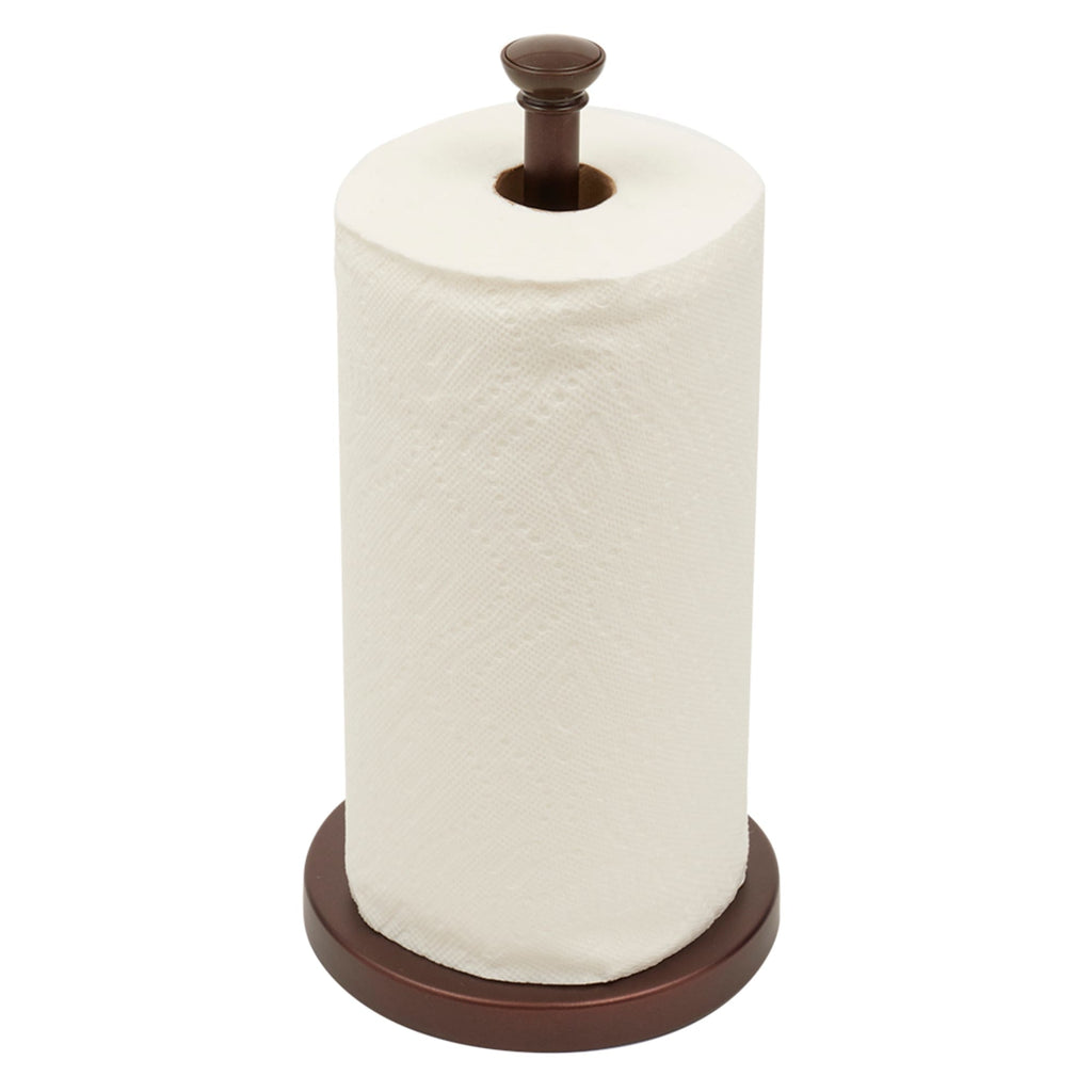 Home Basics Powder Coated Steel Paper Towel Holder, Turquoise