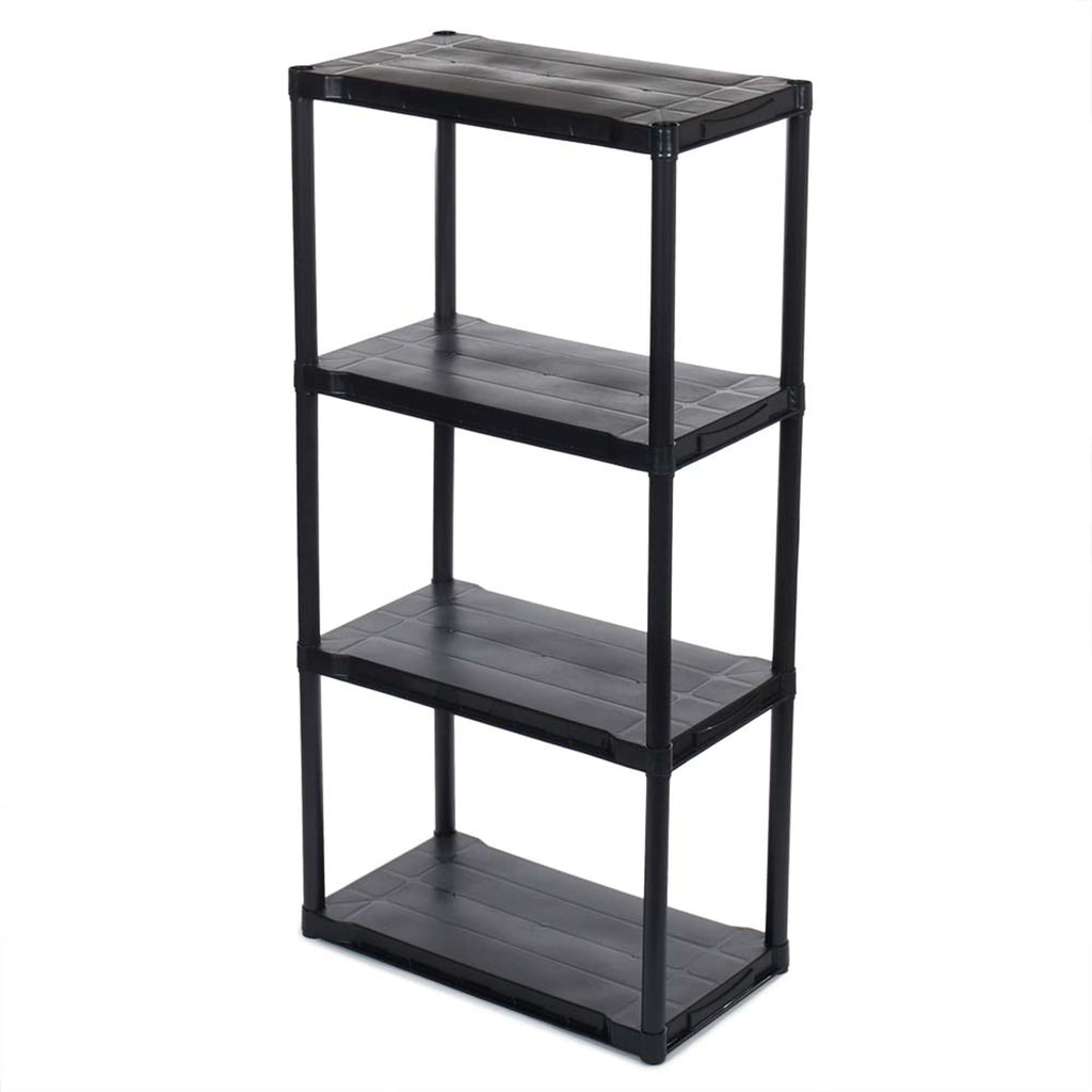 Sterilite 4-Shelf Storage Unit Gray