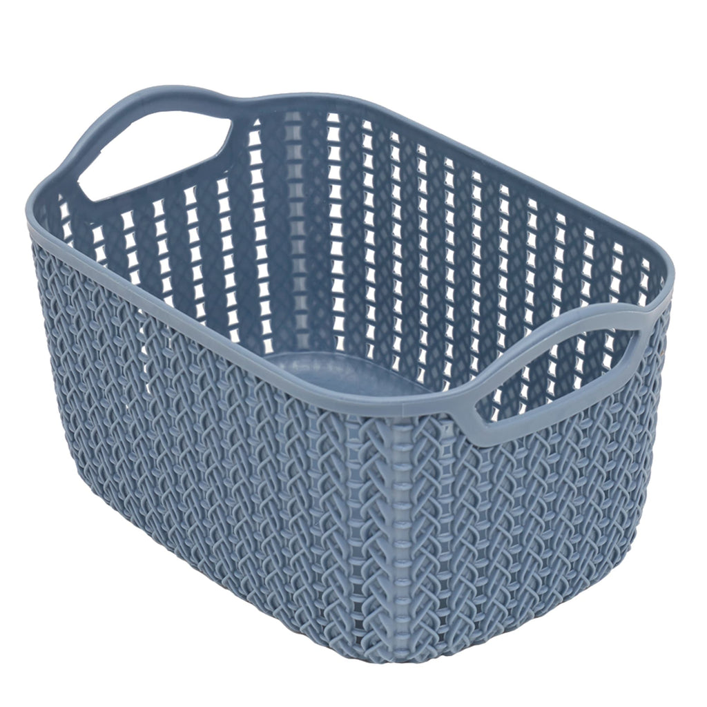 Home Basics Diamond Small Plastic Basket