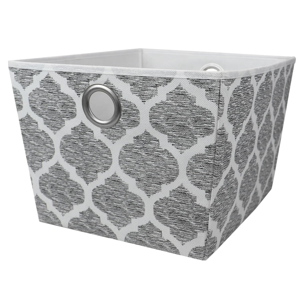 Sterilite 30 Gallon / 114 Liter Latching Tuff1 Tote / Flat Grey lid & base  with Soft Fern latches