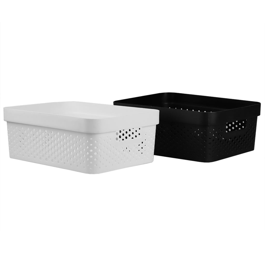 Curver Infinity Plastic Storage Boxes with Lids