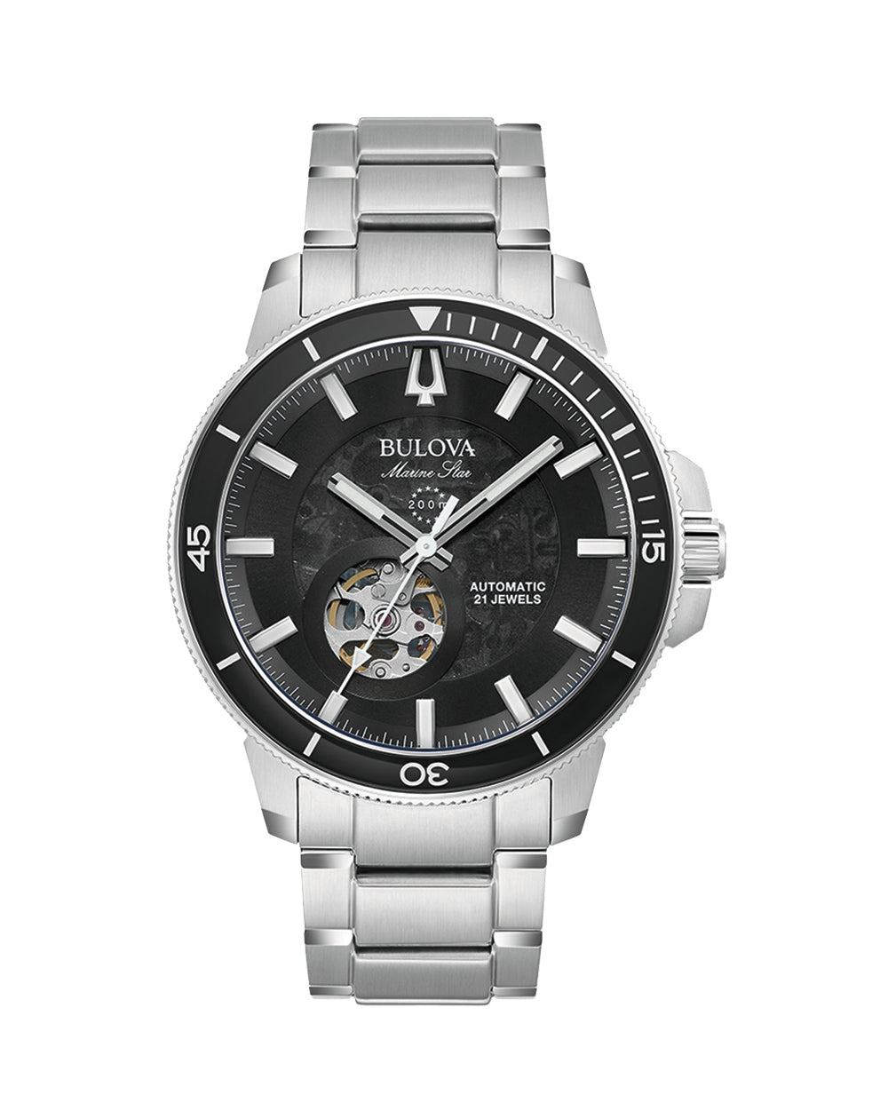 96A288 Bulova Men's Marine Star Automatic Watch