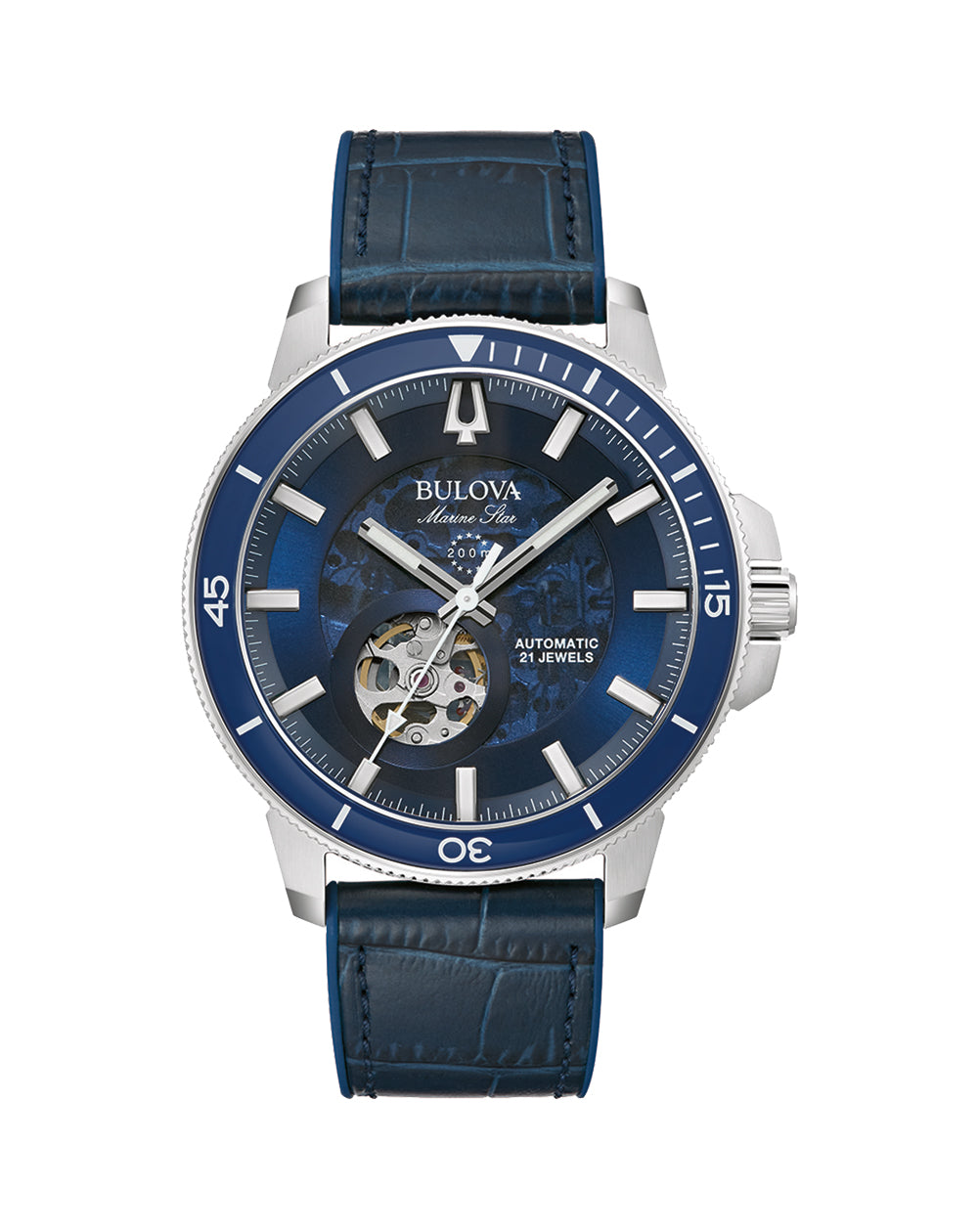 98A282 Bulova Men's Marine Star Automatic Watch