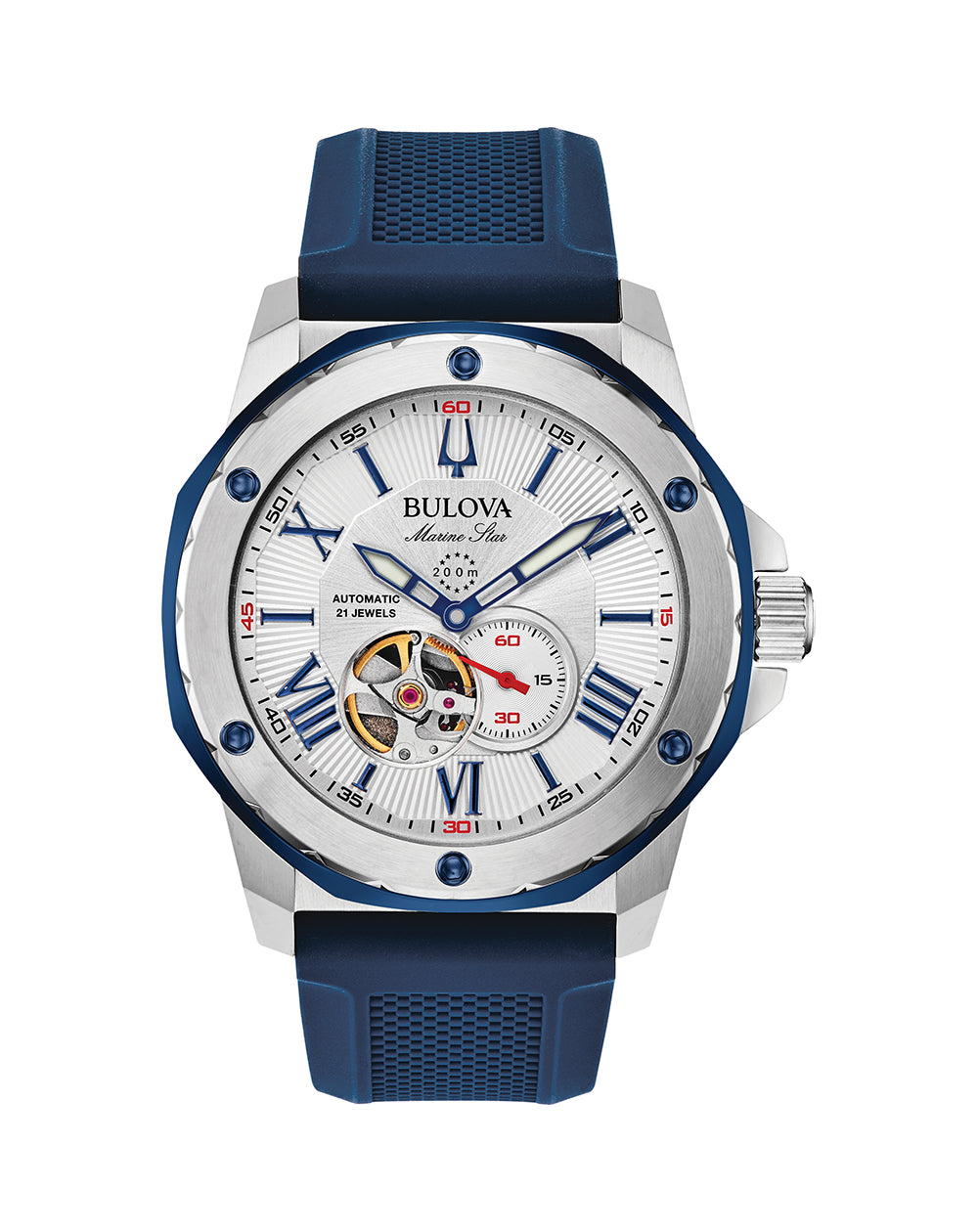 Bulova Men\'s Star Automatic Marine 98A282 Watch