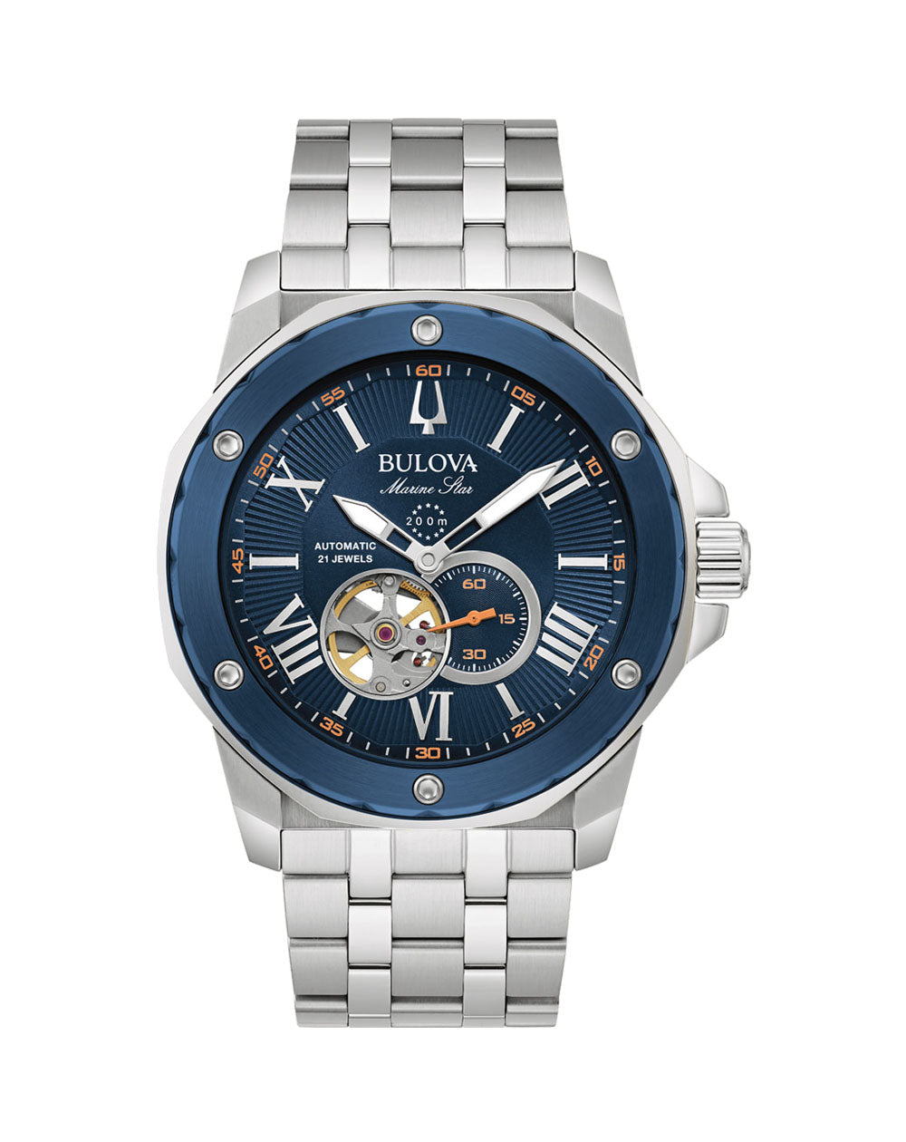 98A225 Bulova Men's Marine Star Automatic Watch
