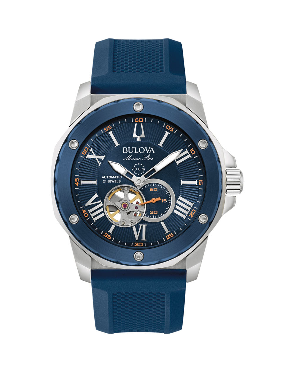 Bulova Men's Automatic Oceanographer Devil Diver GMT Watch 98B407