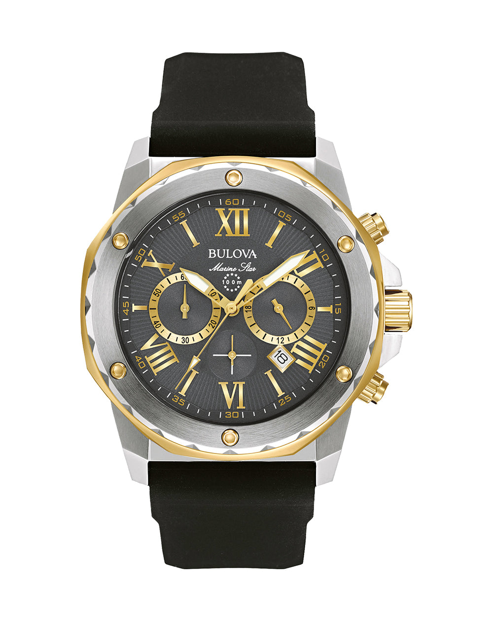 98A282 Bulova Men's Marine Star Automatic Watch