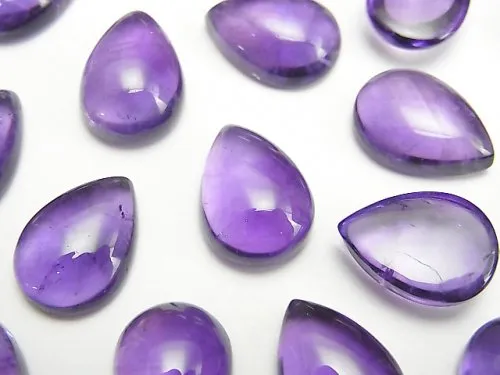 Amethyst cabochons for jewelry