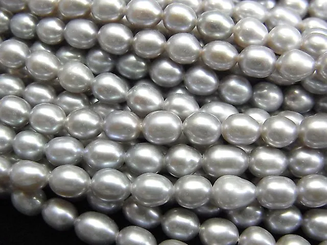 Freshwater pearls Grey color for jewelry making supplies