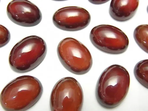 Hessonite garnet cabochons for ring