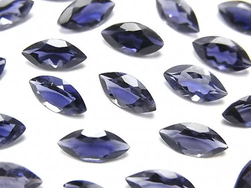 Iolite loose stones for jewelry