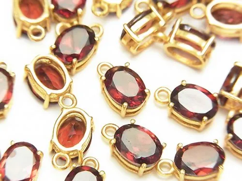 January birthstone, hessonite garnet for necklace