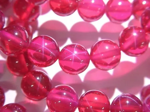 July birthstone, lab created star ruby bracelets for jewelry