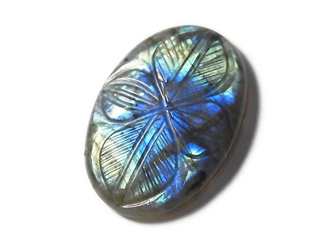Labradorite carving cabochon for ring